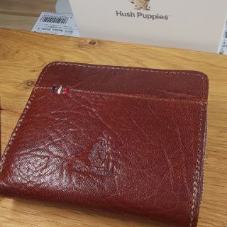 ハッシュパピー(Hush Puppies)の新品、Hush'puppies、牛本革、箱付発送(折り財布)