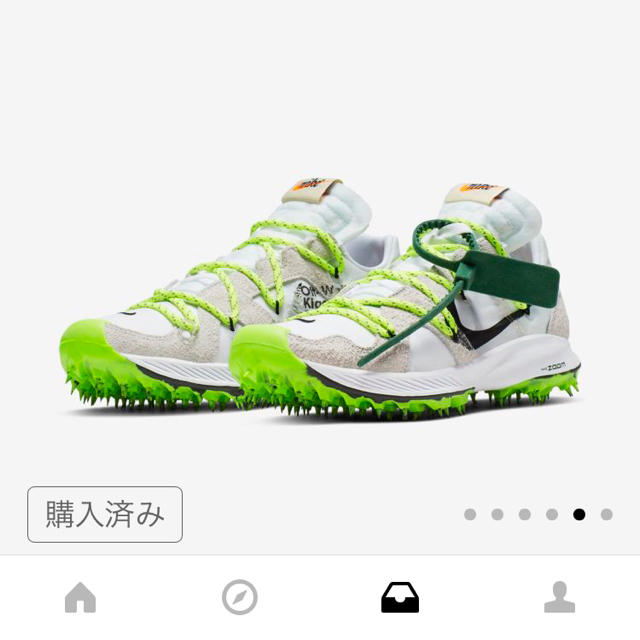 NIKE(ナイキ)のズームカイガー 5 オフホワイト レディースの靴/シューズ(スニーカー)の商品写真