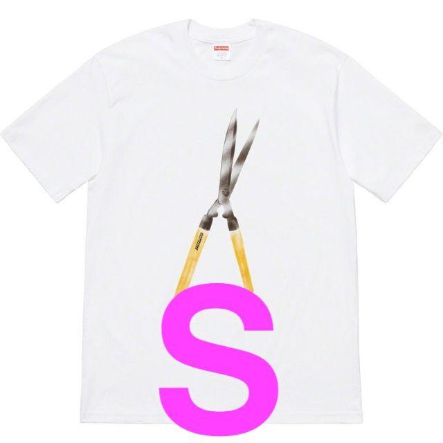 19ss Supreme Shears Tee S White 白メンズ