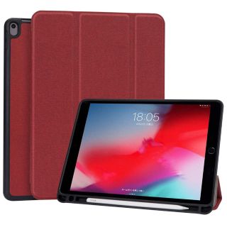 Nimaso iPad Air3 2019ケース  ワインレッド(iPadケース)