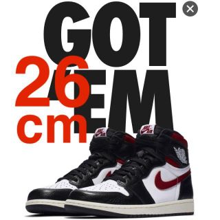 ナイキ(NIKE)の26cm AIR JORDAN 1 Retro High Gym Red(スニーカー)