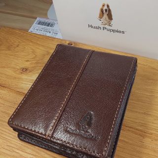 ハッシュパピー(Hush Puppies)の新品、Hush'puppies、山羊革、箱付発送(折り財布)