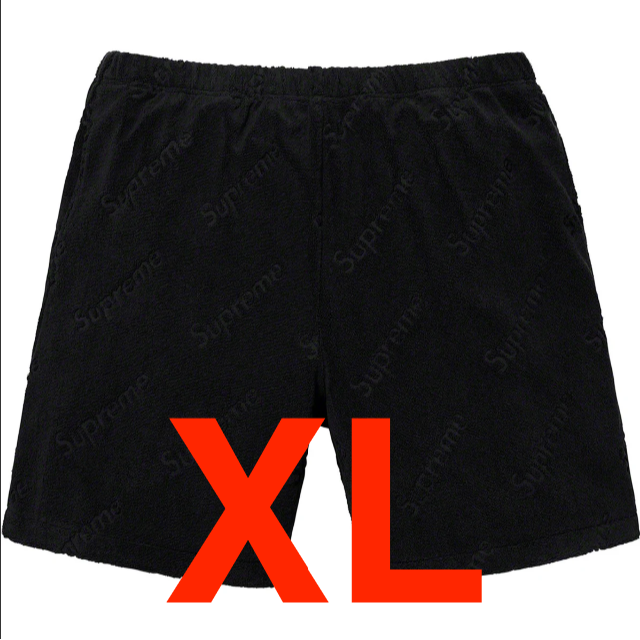 19ss Supreme Terry Jacquard Logo Short