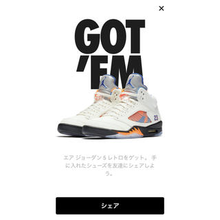 ナイキ(NIKE)のnike air  jordan 5 retro(スニーカー)