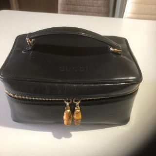 グッチ(Gucci)のバニティポーチGUCCI黒(ポーチ)