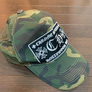 クロムハーツ(Chrome Hearts)の【美品】クロムハーツ 迷彩 メッシュ キャップ(キャップ)