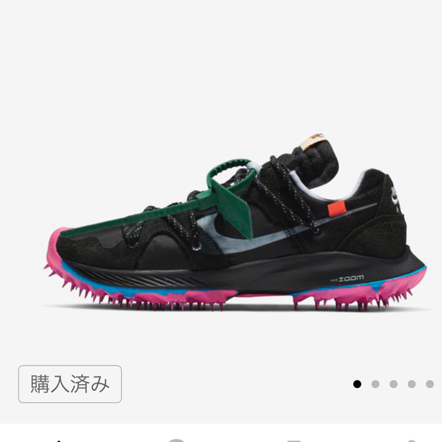 NIKE x off-white ZOOM TERRA KIGER 5 ブラック