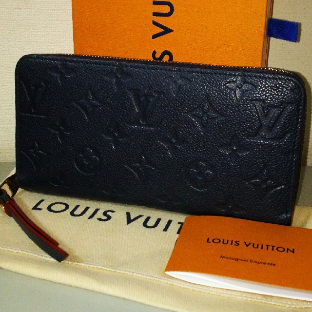 有名な高級ブランド - VUITTON LOUIS 【正規品】LOUIS ルージュ マリーヌ ジッピーウォレット VUITTON 財布