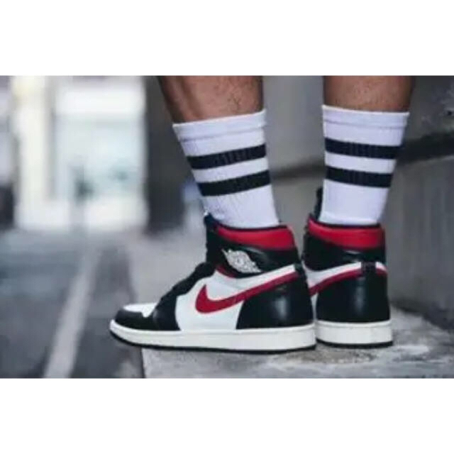 NIKE(ナイキ)のジョーダン1 black white sail gym red 28.5cm メンズの靴/シューズ(スニーカー)の商品写真