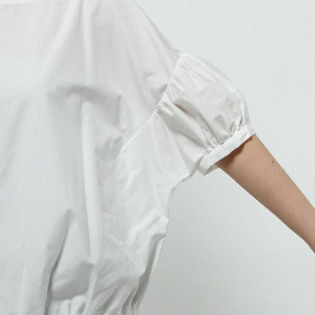 l'atelier du savon(アトリエドゥサボン)のpeupres 白いパフ袖ブラウス レディースのトップス(シャツ/ブラウス(半袖/袖なし))の商品写真