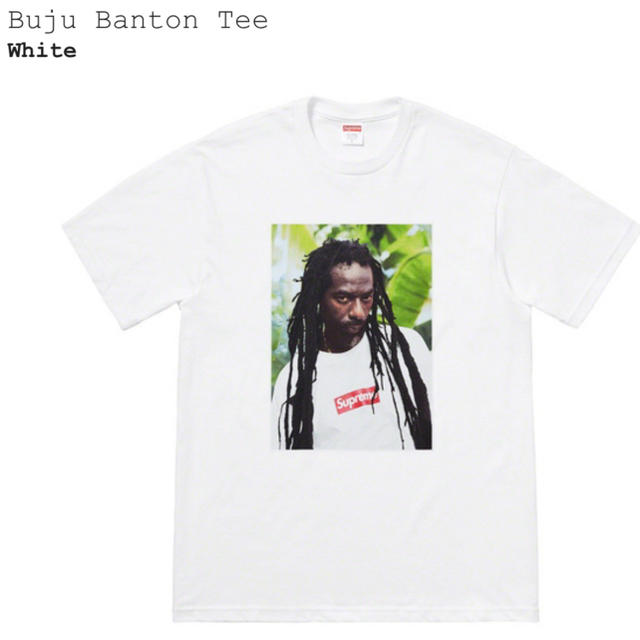 supreme Buju Banton Tee white Mサイズ