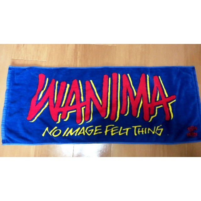 WANIMA(ワニマ)のWANIMA タオル　ブルー エンタメ/ホビーのタレントグッズ(ミュージシャン)の商品写真