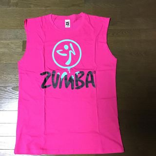 ズンバ(Zumba)のズンバTシャツショッキングピンク袖なしタンクトップ(Tシャツ(半袖/袖なし))