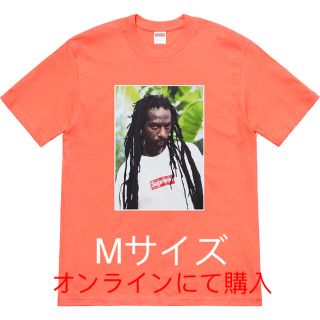 シュプリーム(Supreme)のSupreme Buju Banton Tee Neon orange Mサイズ(Tシャツ/カットソー(半袖/袖なし))