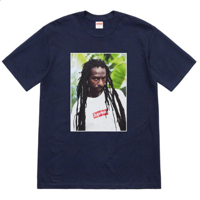 supreme Buju Banton T ネイビー Mサイズ