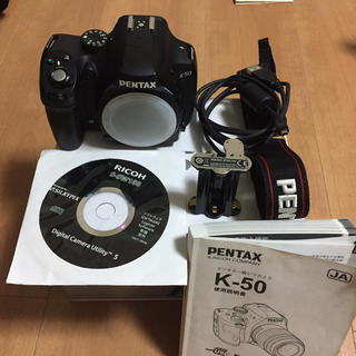 ペンタックス(PENTAX)の【良品】ペンタックスK-50 本体 ブラック(デジタル一眼)