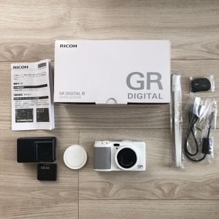 リコー(RICOH)のRICOH  GR DIGITAL Ⅳ WHITE EDITION 限定カラー(コンパクトデジタルカメラ)