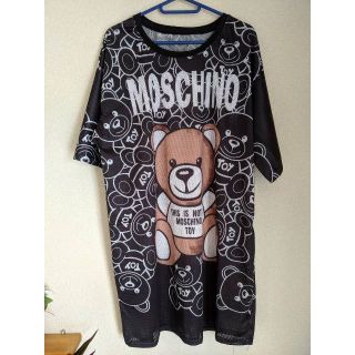 モスキーノ(MOSCHINO)のくまＴシャツ ワンピース モスキーノ風 メッシュ(Tシャツ(半袖/袖なし))