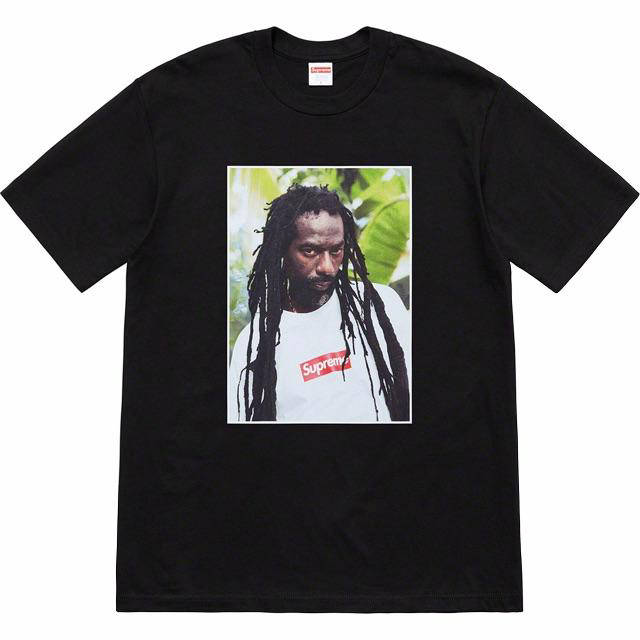 S 黒 Supreme Buju Banton Tee