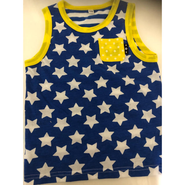 キッズ タンクトップ 110 キッズ/ベビー/マタニティのキッズ服男の子用(90cm~)(Tシャツ/カットソー)の商品写真