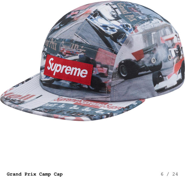 supreme Grand Prix Camp Cap 新品未使用帽子