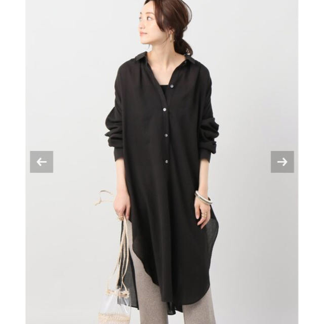 Plage(プラージュ)のPlage  long gather シャツ レディースのトップス(シャツ/ブラウス(長袖/七分))の商品写真