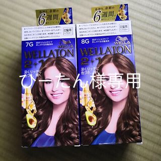 ウエラ(WELLA)のヘアカラー 染毛剤 髪染め ブラウン 液状タイプ  エッセンスつき 送料無料(白髪染め)