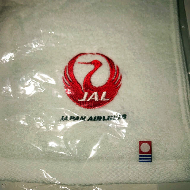 JAL(日本航空)(ジャル(ニホンコウクウ))のJAL ウォッシュタオル   今治タオル インテリア/住まい/日用品の日用品/生活雑貨/旅行(タオル/バス用品)の商品写真