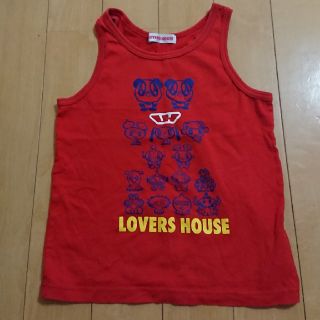 スーパーラヴァーズ(SUPER LOVERS)のｽｰﾊﾟｰﾗﾊﾞｰｽﾞタンクトップ  Ｓ(Tシャツ/カットソー)