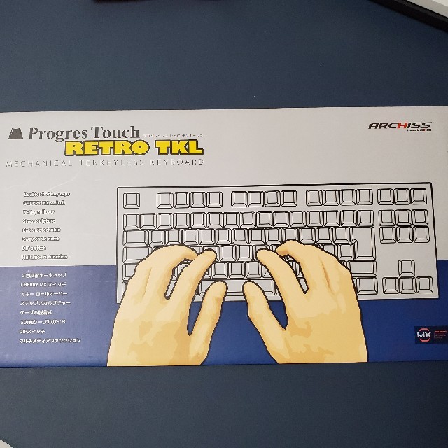 ARCHISS ProgresTouch RETRO TKL 静音赤軸 ピンク軸