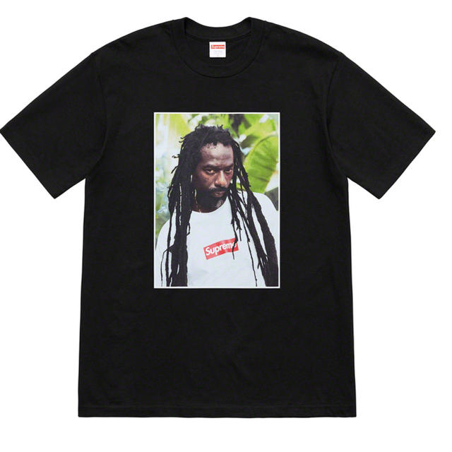 supreme  buju banton tee ブラック S Tシャツ