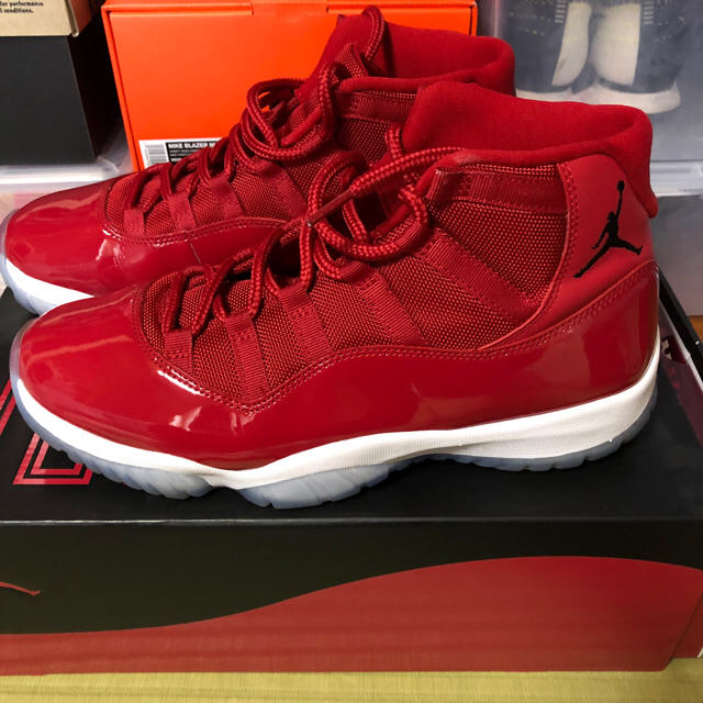 nike airjordan11 retro gymred