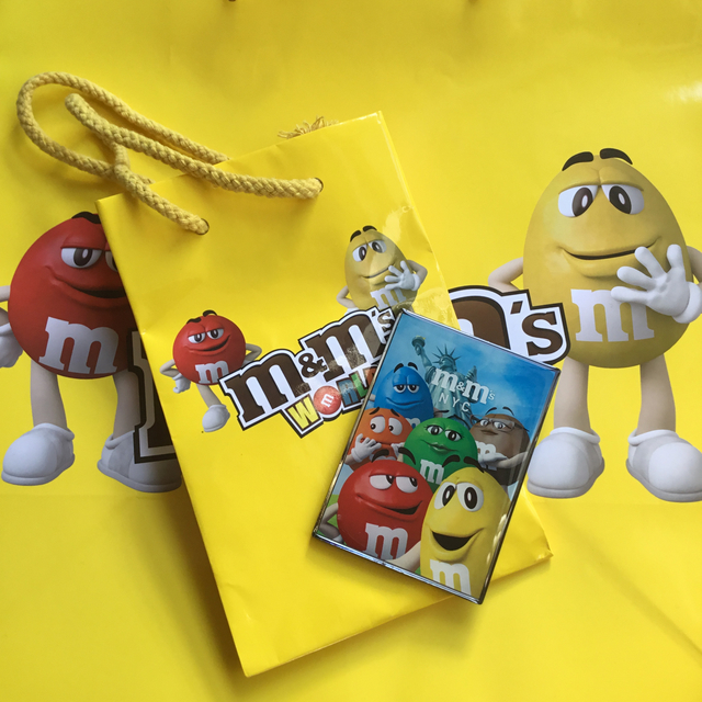 m&m&m's - ニューヨーク購入 m&m's マグネット ショッパー付きの m&m&m's - ニューヨーク購入 m&m's マグネット ショッパー付きの