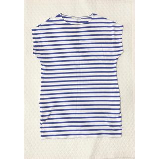 マウジー(moussy)のボーダー Tシャツ ワンピース(ミニワンピース)