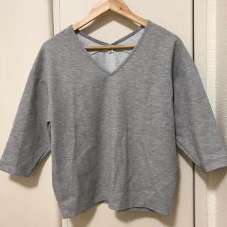 ユニクロ(UNIQLO)の七分袖 トップス(カットソー(長袖/七分))