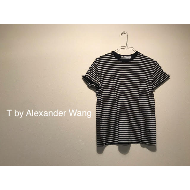 Alexander Wang(アレキサンダーワン)のT by Alexander Wang／ボーダーTシャツ レディースのトップス(Tシャツ(半袖/袖なし))の商品写真