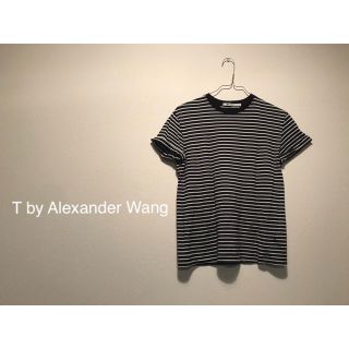 アレキサンダーワン(Alexander Wang)のT by Alexander Wang／ボーダーTシャツ(Tシャツ(半袖/袖なし))