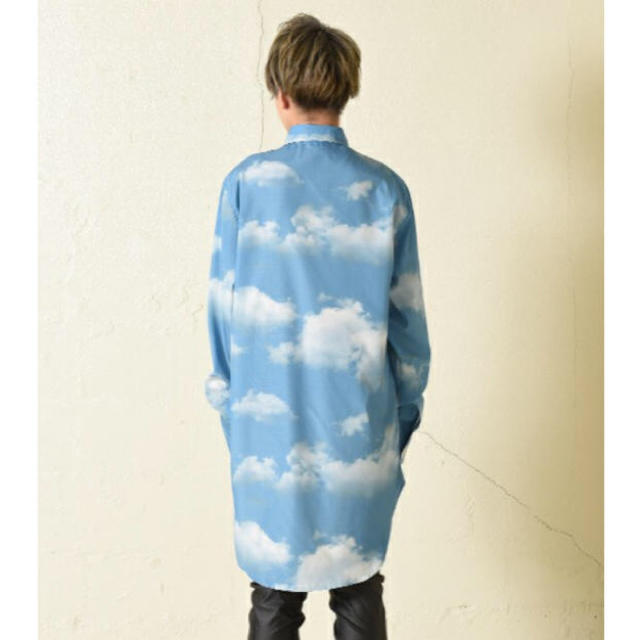 MILKBOY(ミルクボーイ)のMILKBOY ミルクボーイ  CLOUDY SKY LONG シャツ 雲 空 メンズのトップス(シャツ)の商品写真