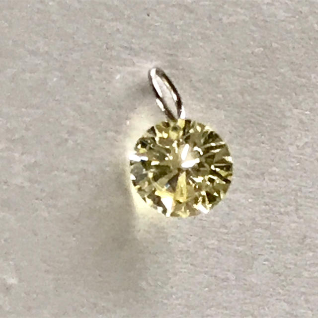 レーザーホール ダイヤモンド 0.25ct - ネックレス