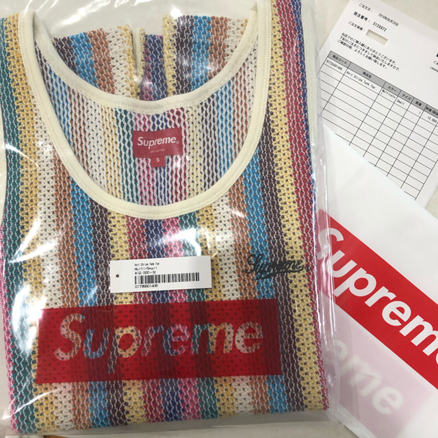 ブランド Supreme - supreme Knit Stripe Tank Top の通販 by ウサギ