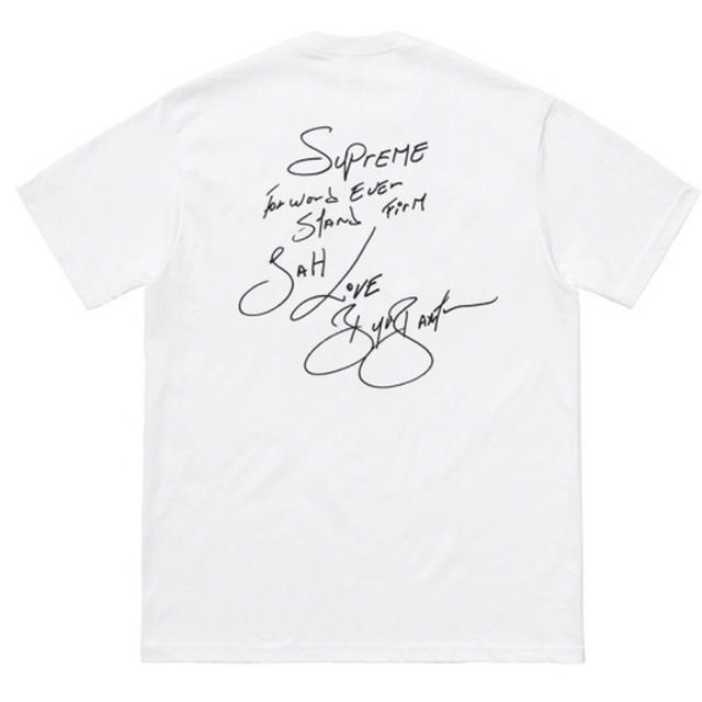 supreme buju banton tee 白 L 新品 シュプ ブジュ