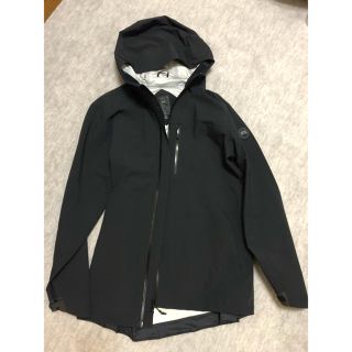 カナダグース(CANADA GOOSE)の本物！ 美品！ カナダグース CoastalShell黒ワッペン US XL(ナイロンジャケット)