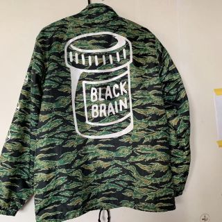 ステューシー(STUSSY)のblack brain コーチジャケット(ナイロンジャケット)