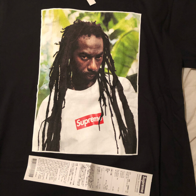 supreme buju banton tee 黒 black