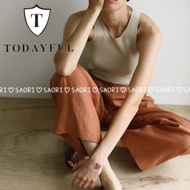 TODAYFUL(トゥデイフル)のTODAYFUL【美品】Linen Trousers★ungrid レディースのパンツ(カジュアルパンツ)の商品写真