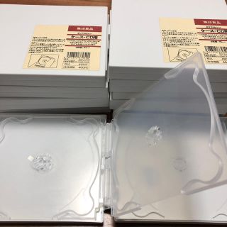 ムジルシリョウヒン(MUJI (無印良品))の無印良品  ケース  CD用  6枚組グレー×10(CD/DVD収納)