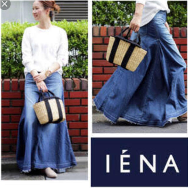 IENA(イエナ)のイエナ Woadblueの別注デニムスカート 36 レディースのスカート(ロングスカート)の商品写真