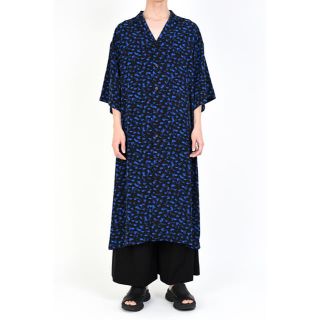 ラッドミュージシャン(LAD MUSICIAN)のOPEN COLLAR LONG SHIRT  42(シャツ)