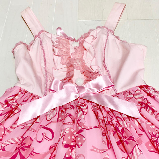 Angelic Pretty ピンク セット JSK ジャンパースカート リボン