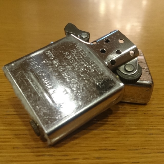 ZIPPO - zippo ダイヤモンドカット プラチナ 定価8000円の通販 by ...